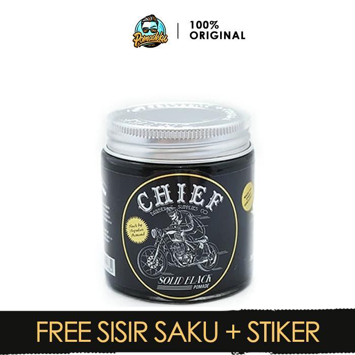 Chief Solid Black Water Based Pomade