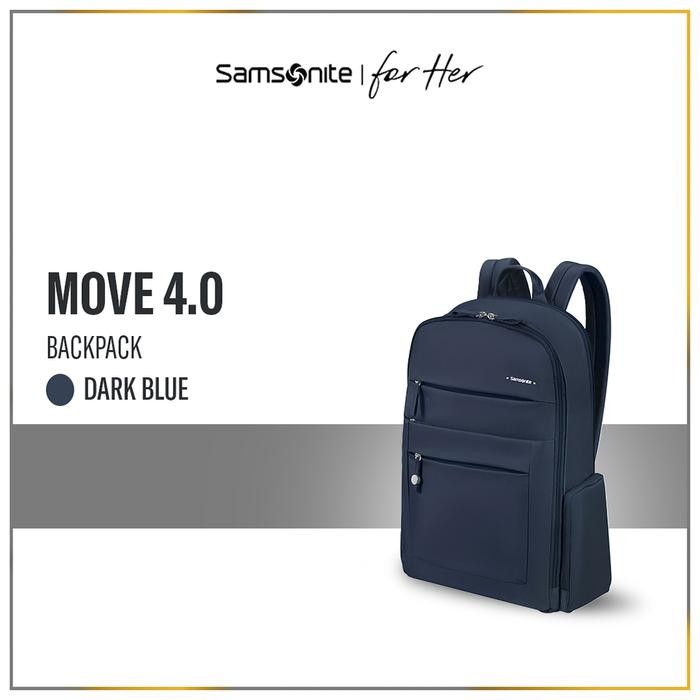 DISKON Samsonite Move 4.0 Backpack 14.1" - Dark Blue READY STOCK