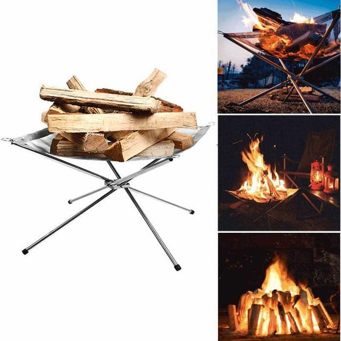 Glodpuppe Stand Api Unggun Portable Solid Fuel Camping Tool - EZ203