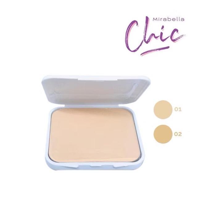 Mirabella Chic Two Way Cake Uv White 14Gr~Refill