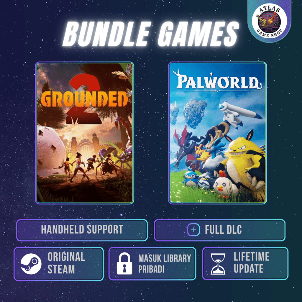 [BUNDLE GAMES] Grounded 2 + Palworld Steam PC Game