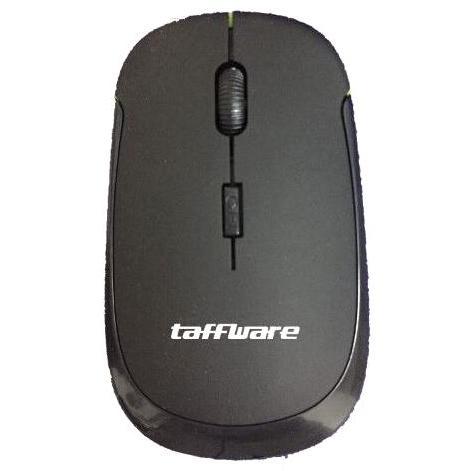 Ada Stok [TAFFWARE] Wireless Optical Mouse 2.4G - Black