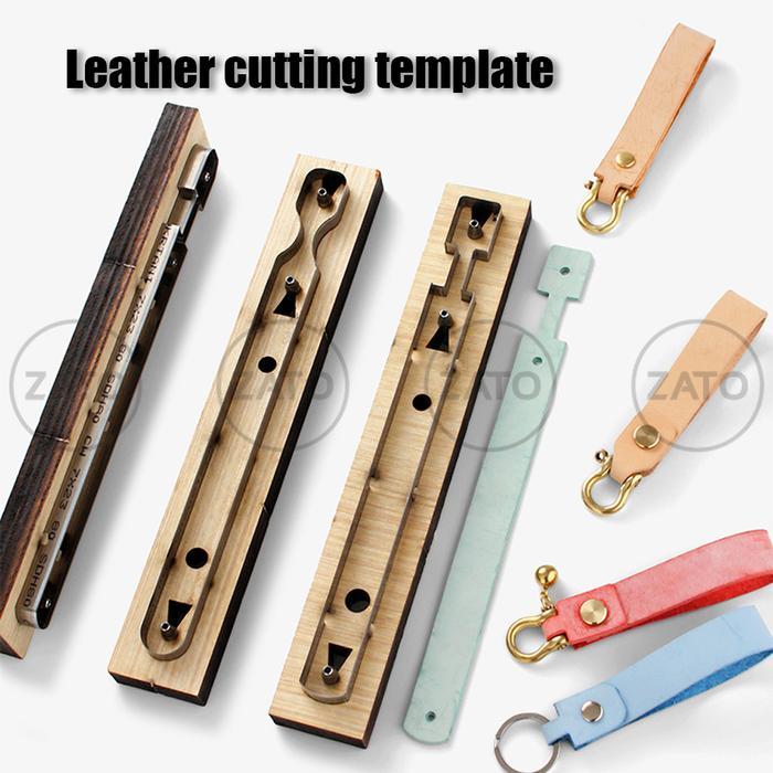 TYPE D - Leather cutting template - pisau pons - leather tools