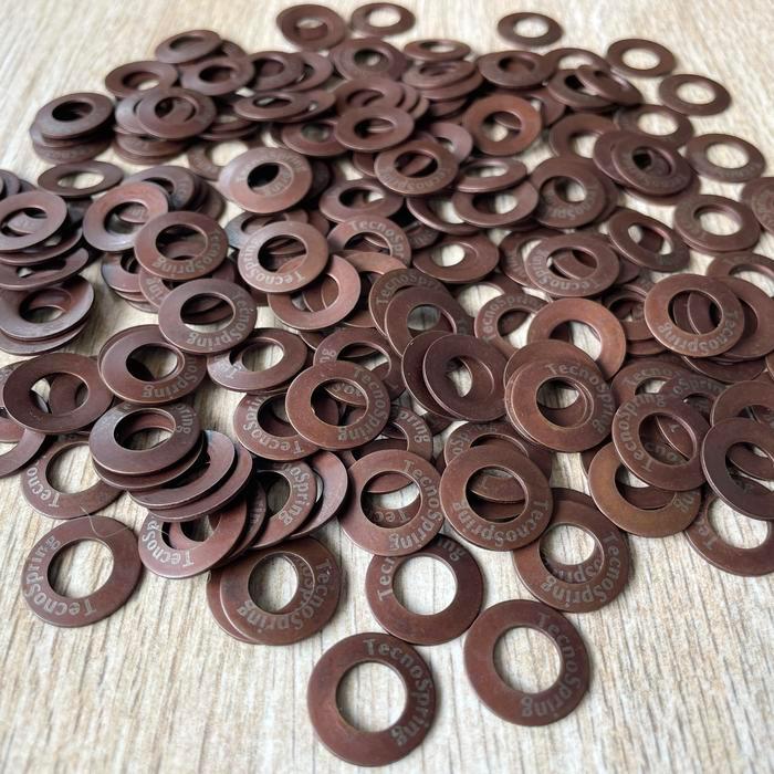 Disk spring coklat - Disk coklat isi 100pcs - Disk spring regulator