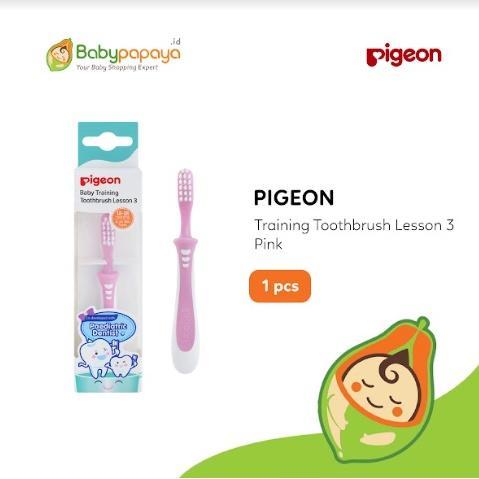 Pigeon Training Toothbrush Lesson 3 Pink