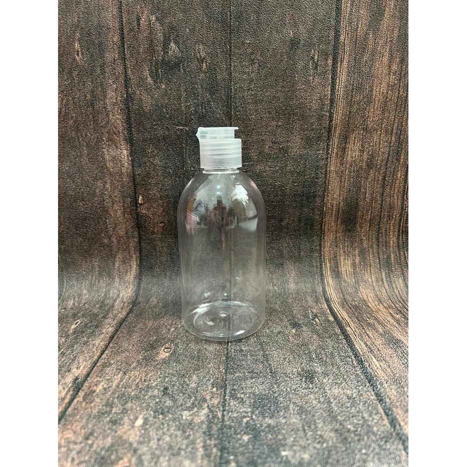 Botol Fliptop JAMUR 250ml Pendek Bening
