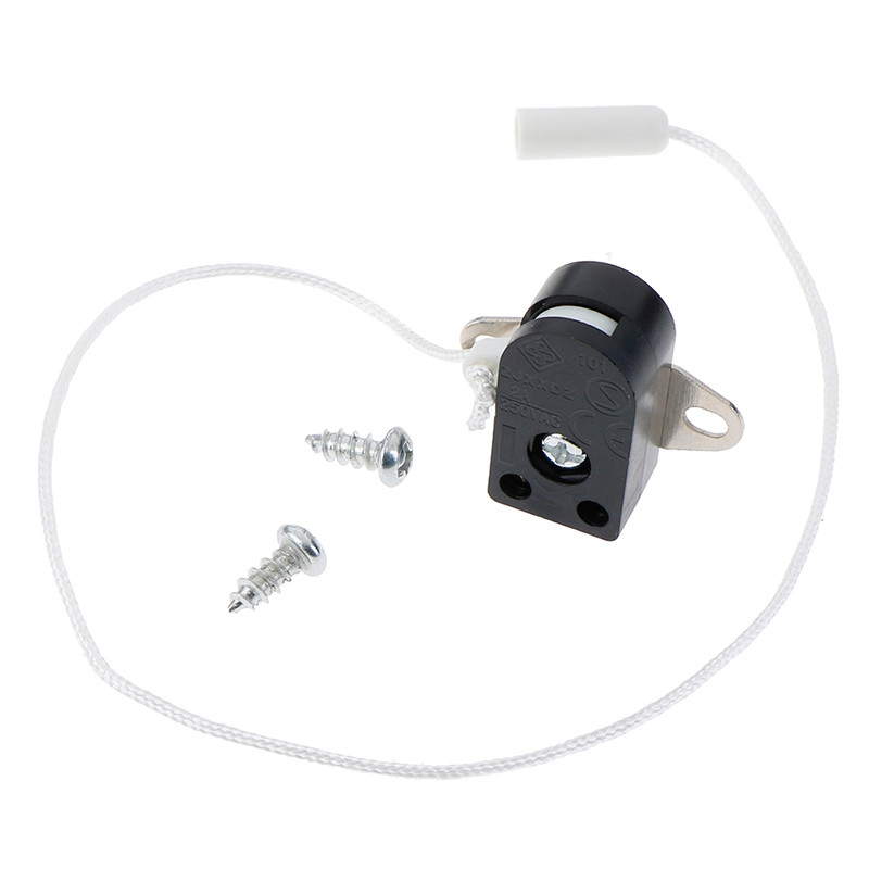 Unrsal 1Pc Pull Cord Switch Wall Lamp Pull Wire Switch Pull Chain Cord For Ceiling Lamp Switch