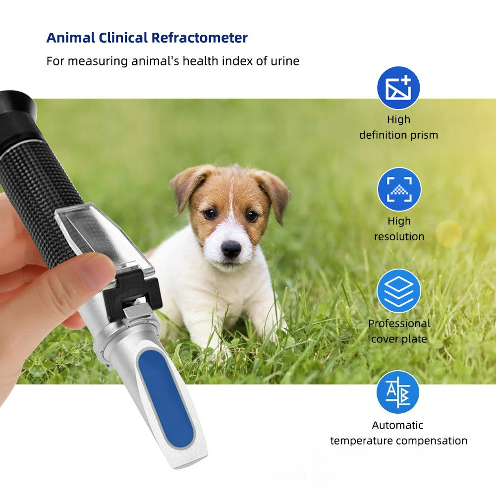 Portable handheld refractometer, cat and dog urine specific gravity refractometer, Professional