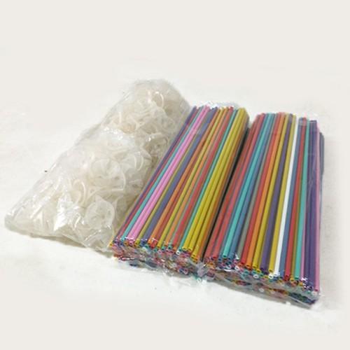 Stick Balon + Cup Per Pack Isi 100Pcs