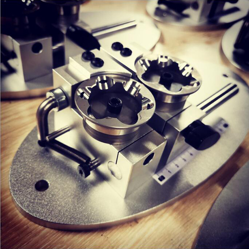 DISKON Manual leather edging machine beveling machine desktop leather edging machine DIY belt quick edging machine edging machine