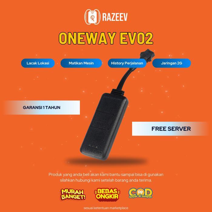 GPS Tracker Oneway EV02 Free Gratis Server 1 Tahun