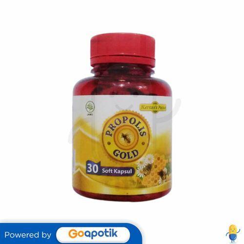 NATURE'S PRIDE PROPOLIS GOLD BOTOL 30 KAPSUL