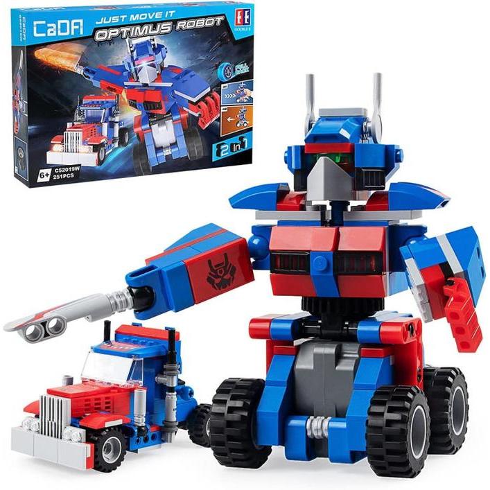 Double E Cada Technic Optimus Robot 2In1 Set C52019W Pull Back