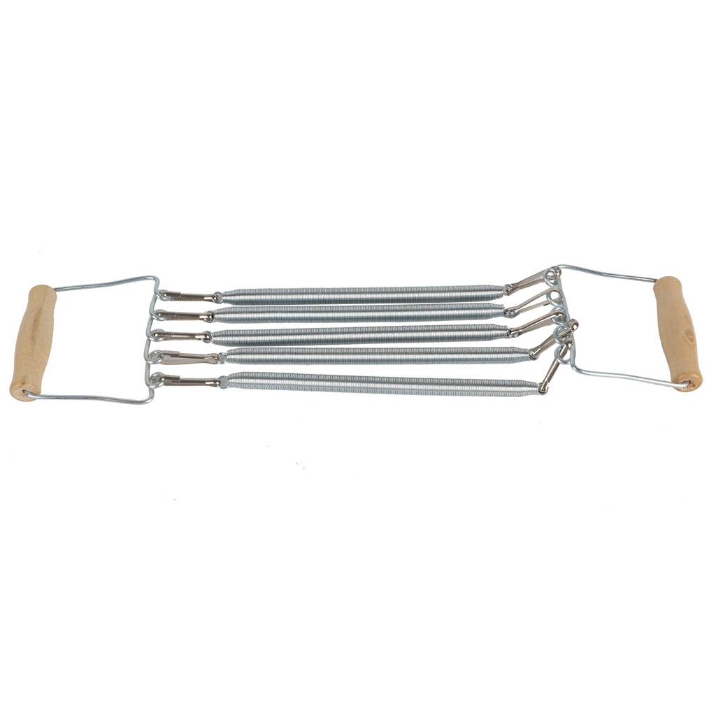 Spring Chest Developer Wooden Handle Removable Spring Chest Expander Developer Household Exercise