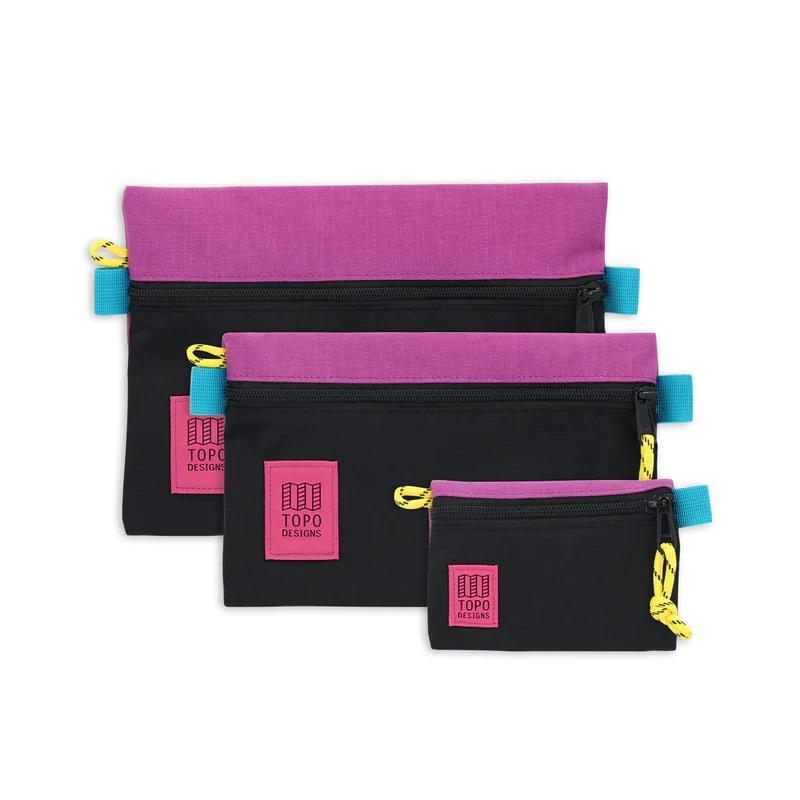 Topo Designs Accessory Bag - Black/ Grape
