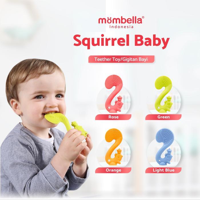MOMBELLA Squirrel Baby Teether Toy