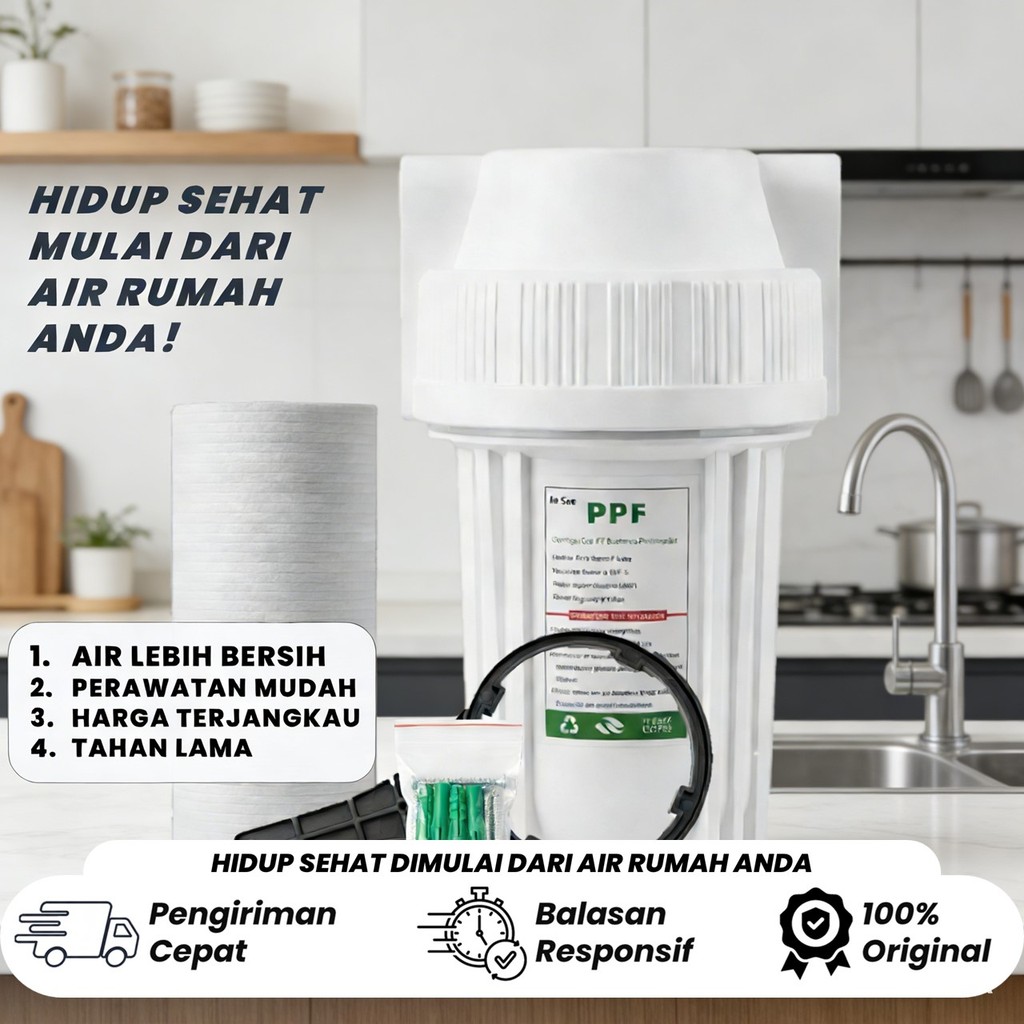Housing Filter Air Clear 5" Der Doly