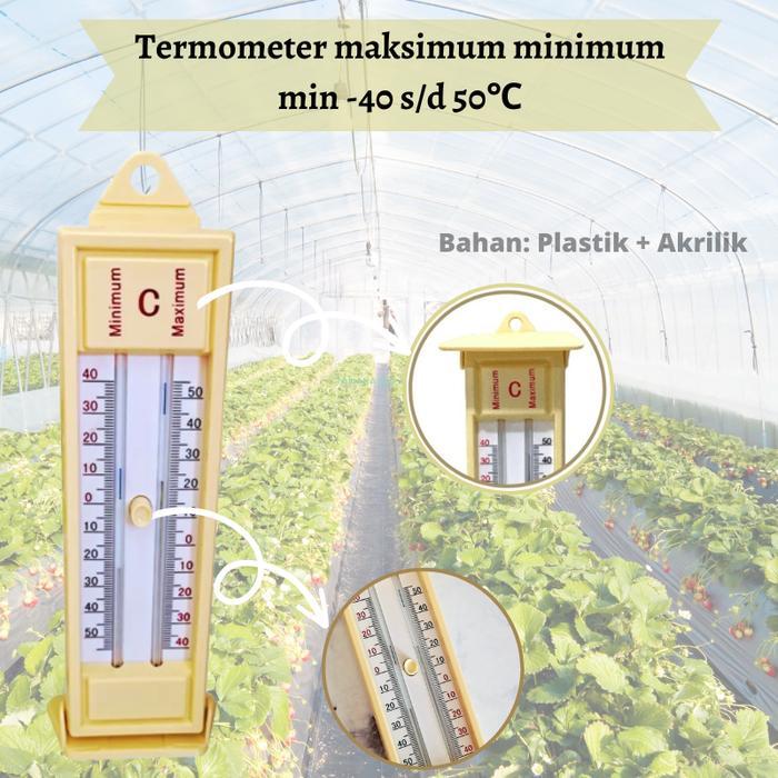 Termometer maksimum minimum thermometer max min -40 s/d 50