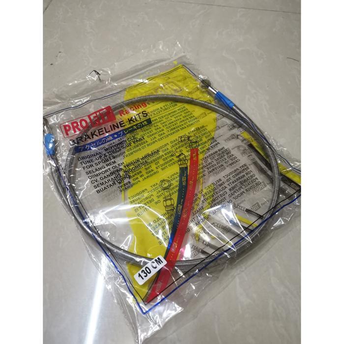 Selang Rem 130 Cm Silver Universal