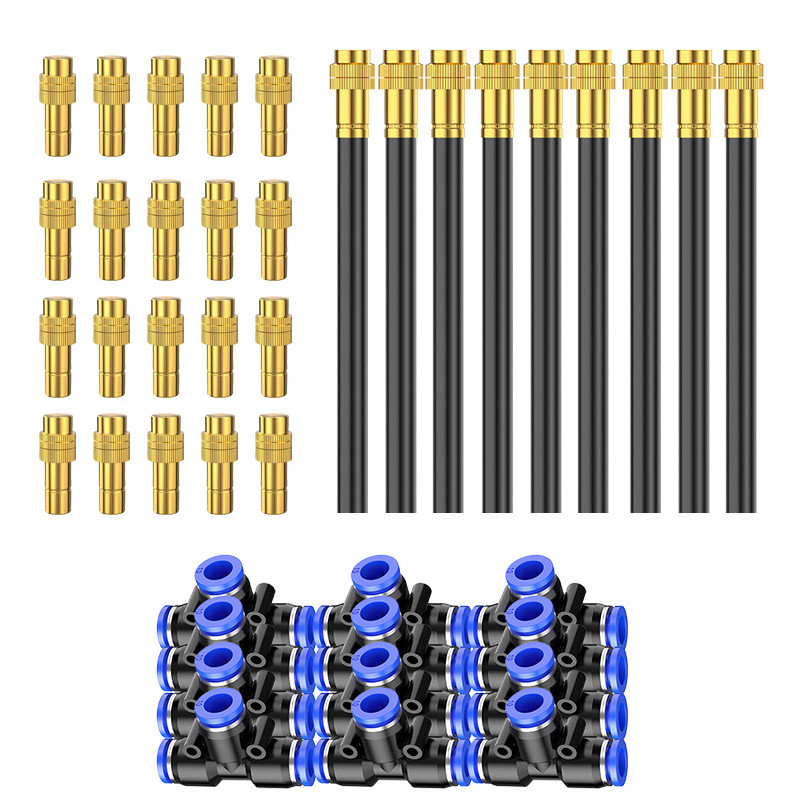 Universal watering nozzle angle adjustable quick insertion atomizing nozzle automatic spray breeding