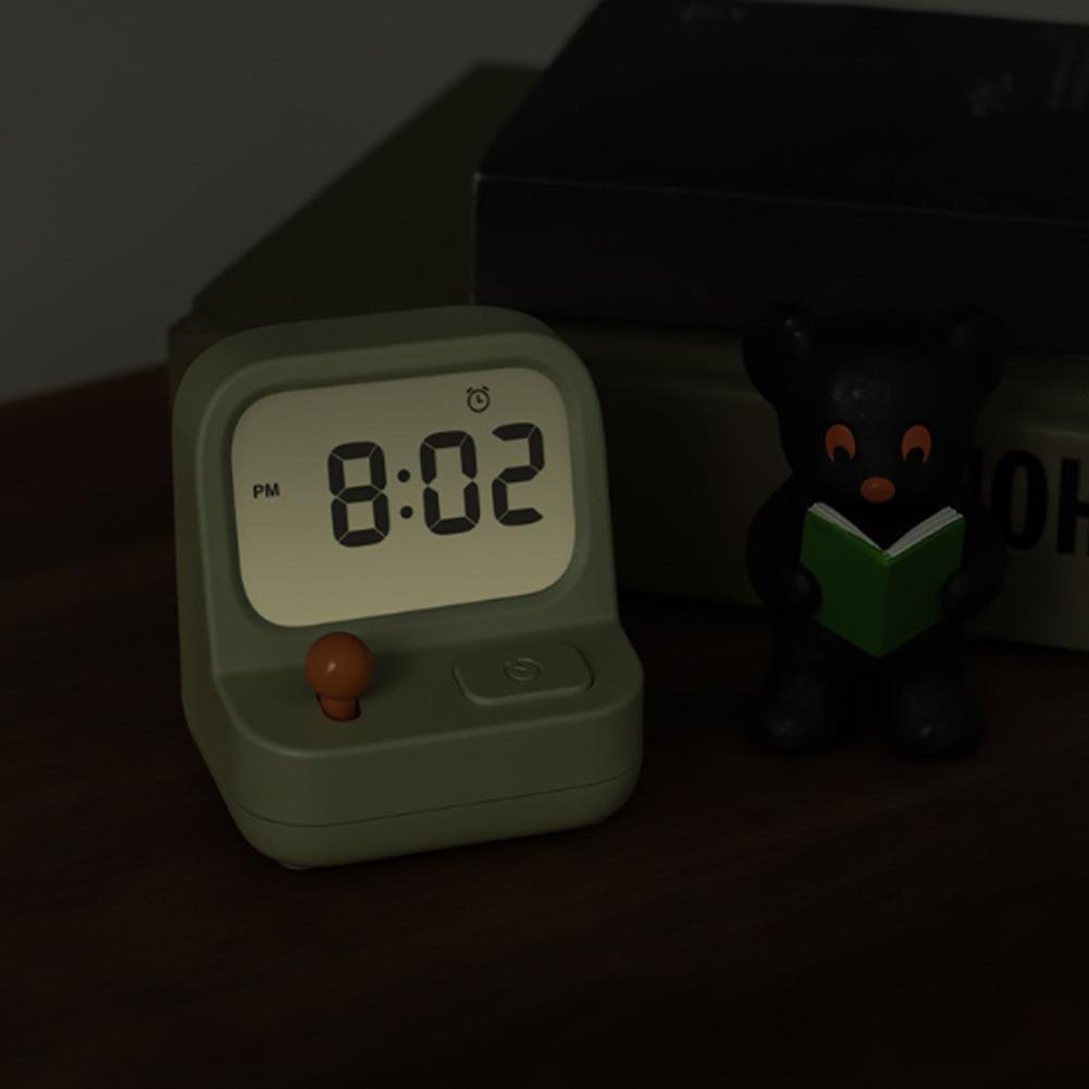 1Pc Game Console Alarm Clock Boy Creative Nostalgic Dormitory Sleepy Learning Timer Integrated Clock