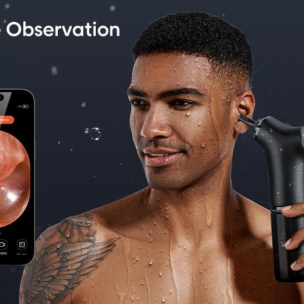 Water Powered Ear Cleaner With Camera Cleaning Telinga