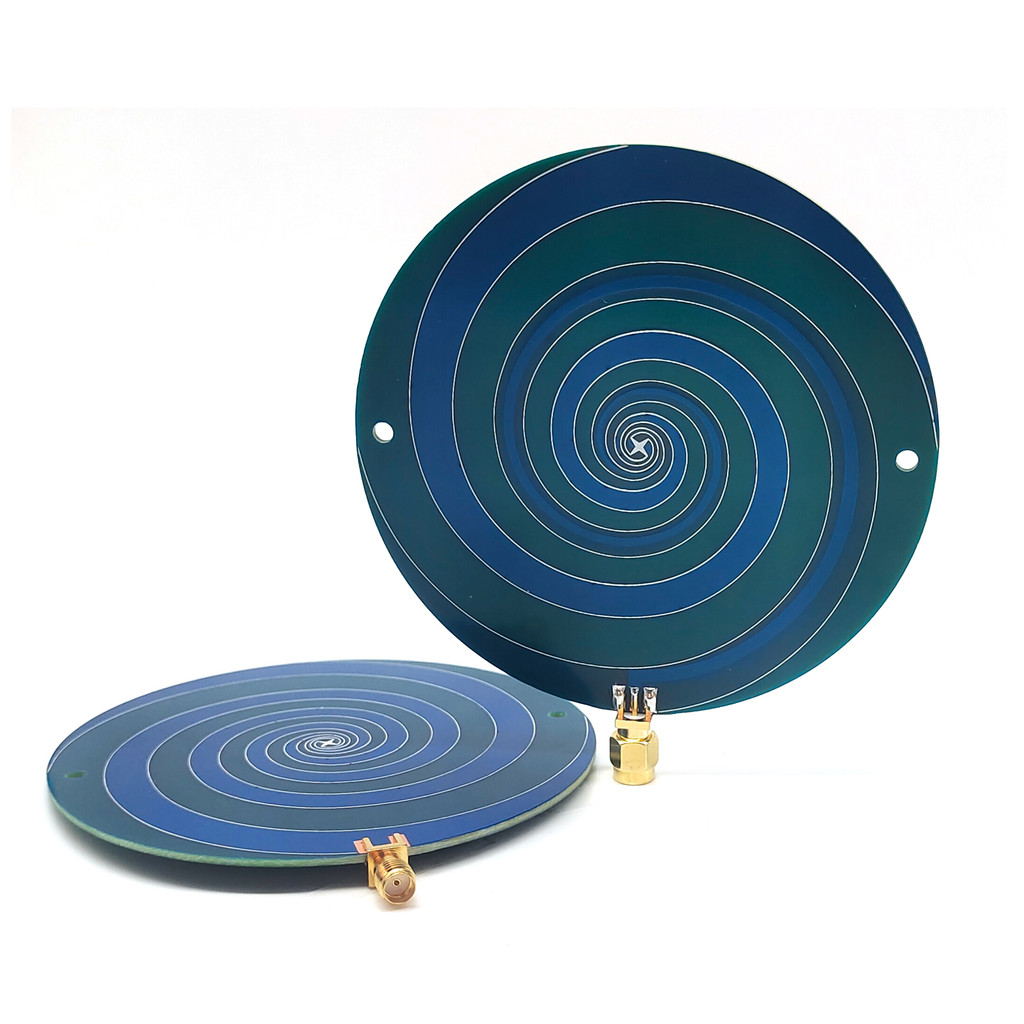 Left/Right Rotating Circularly Polarized Broadband Wireless Positioning And Ranging Pcb