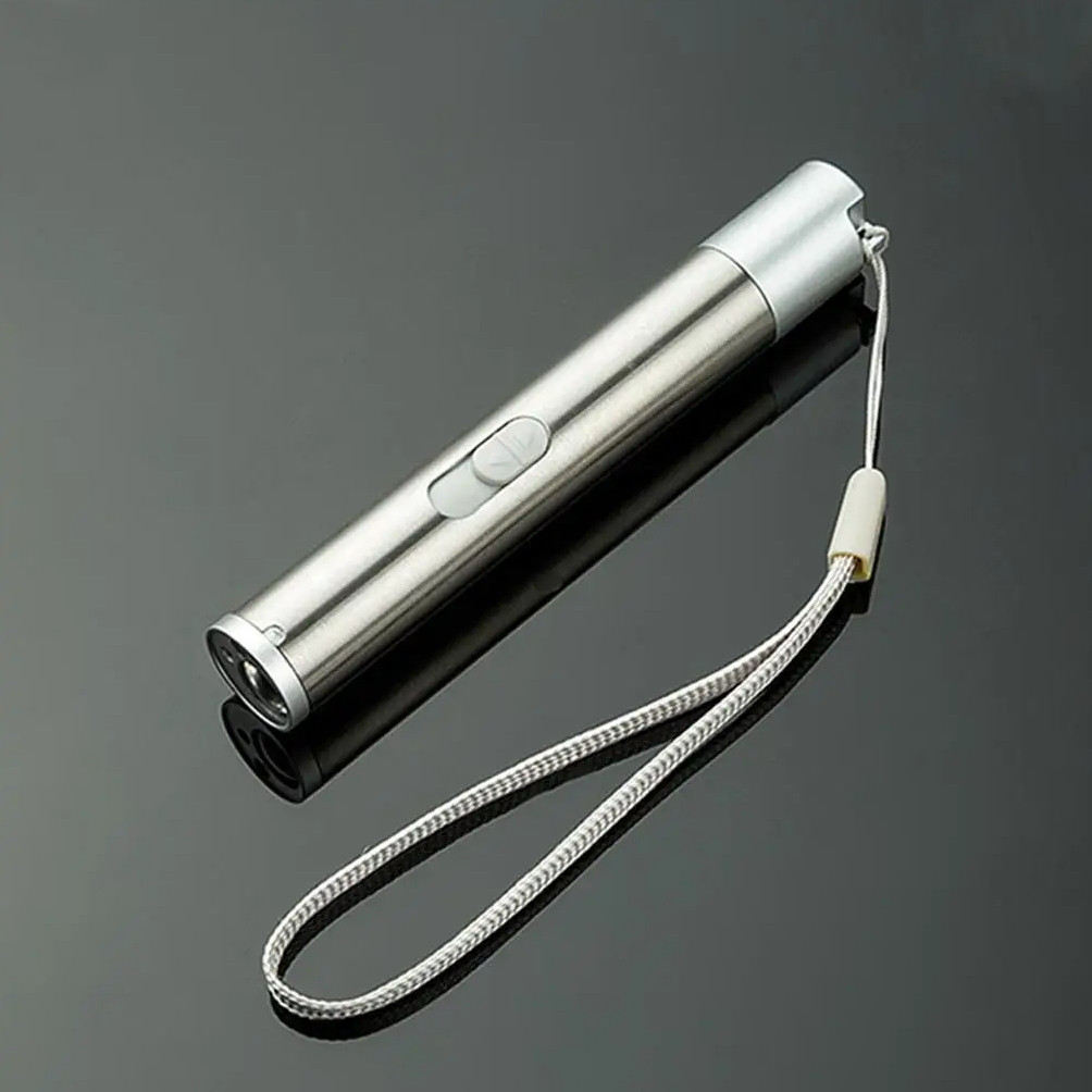 Pointer USB Charging Rechargeable 3-in-1 Flashlight Infrared Multifunction UV Teaching Lighting