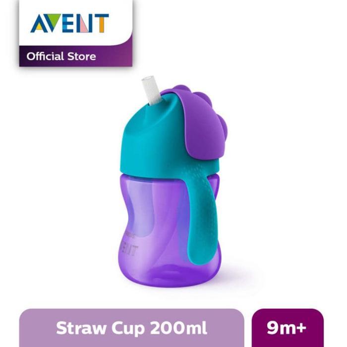 Philips Avent Straw Cup 7Oz Single Mixed Boy - Scf796/00