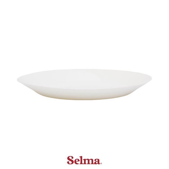 SELMA SET 4 PCS PETITE PIRING MAKAN BASIC - PUTIH