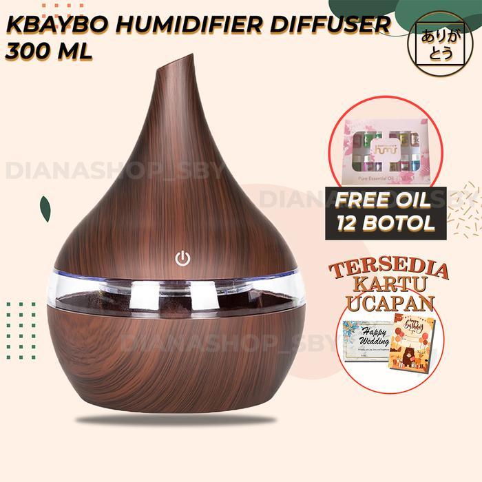 KBAYBO Humidifier Aromaterapi Aroma Difuser Diffuser TANPA REMOTE