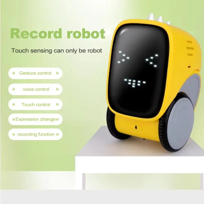 Smart Charging Robot with Programming Features, Multi-Expression Detection, Touch Interaction, Early