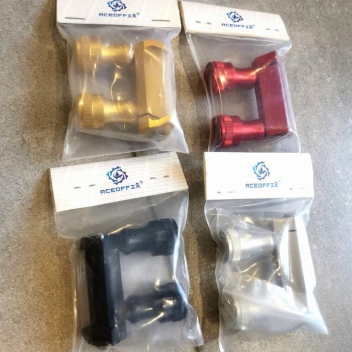 Pedal Holder Double Adapter Quick Release Qr Aceoffix