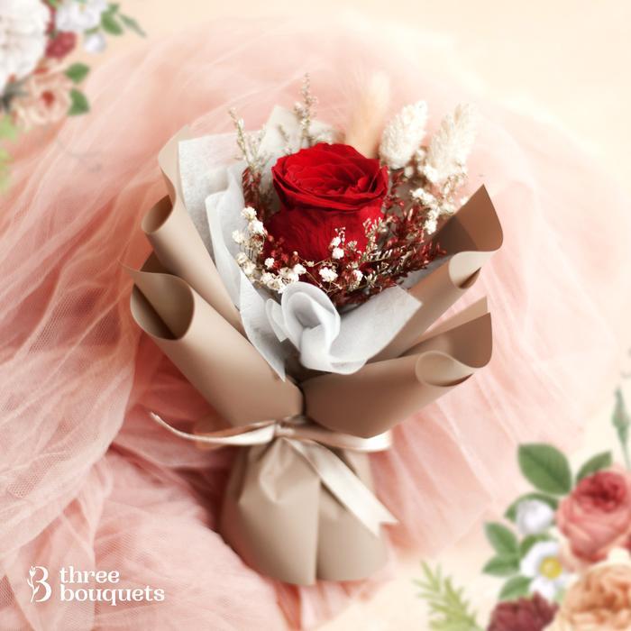 Preserved Mini Bouquet - Three Bouquets