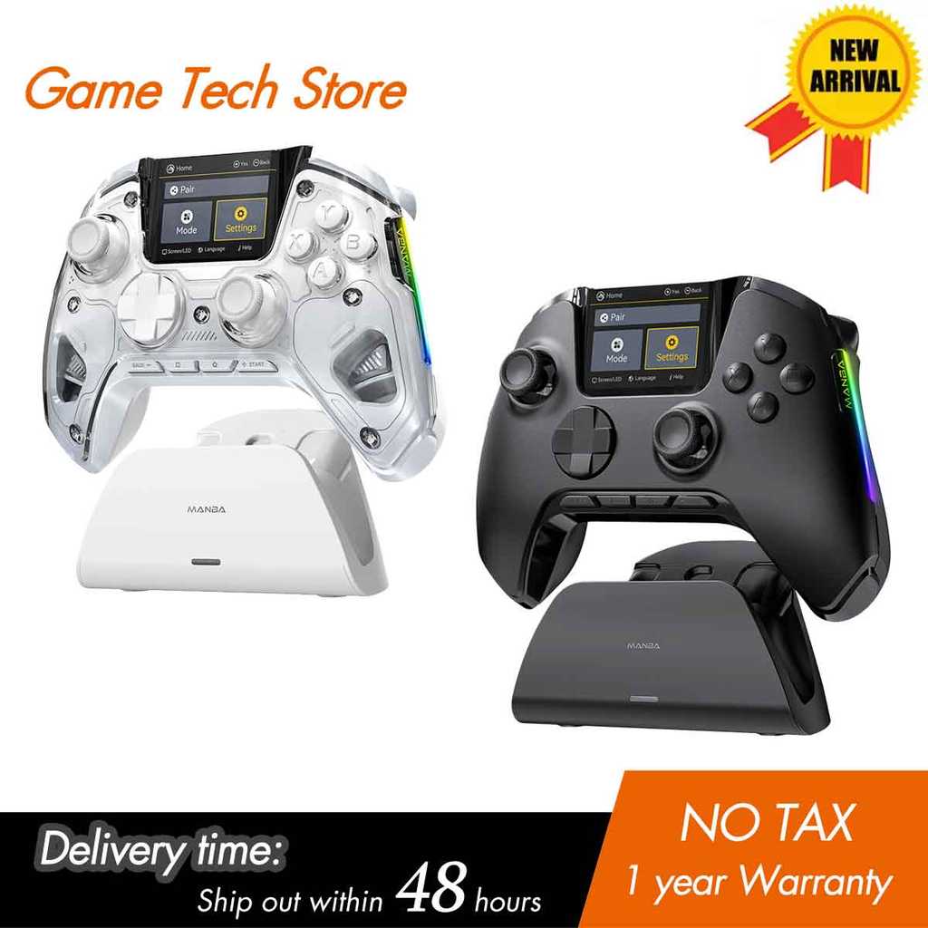 Wireless Gaming Controller Mamba One V2 for iOS/Android/Switch/PC Hall Effect Stick RGB Light