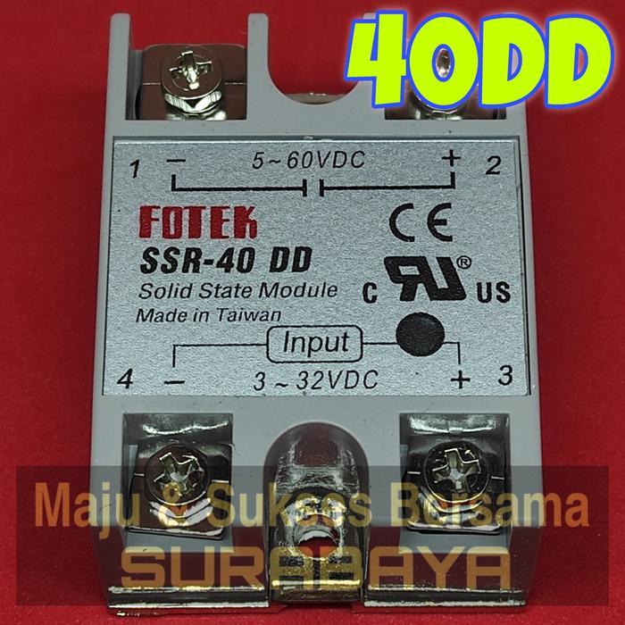 SSR-40DD 3-32VDC to 5-60VDC 40A Solid State Relay Module