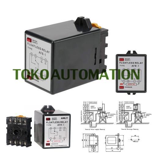 Afr-1 Afr 1 Ac 220V Floatless Level Relay Switch Dangan Socket Sd24