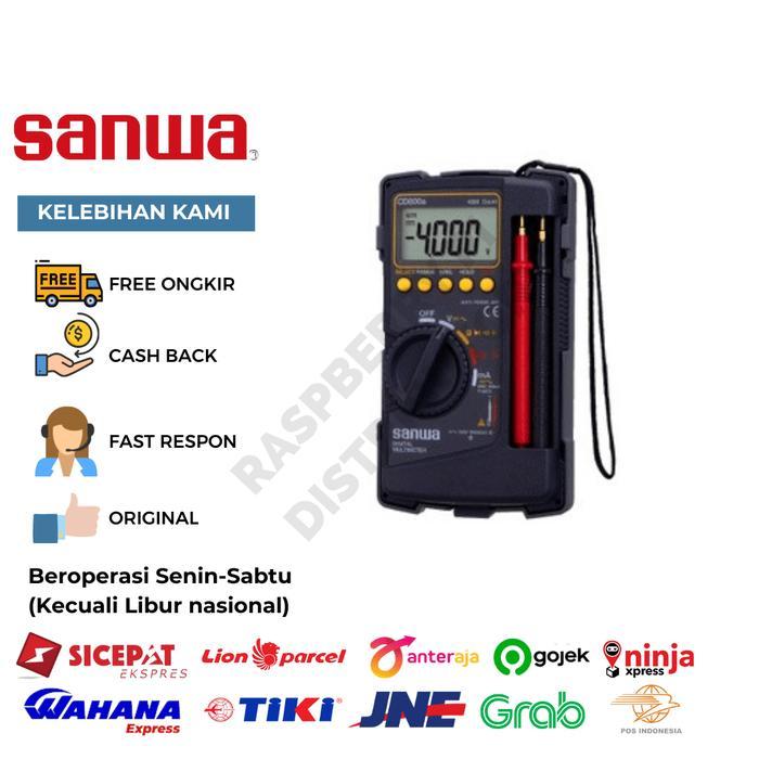 New - Digital Multimeter Sanwa Cd800A