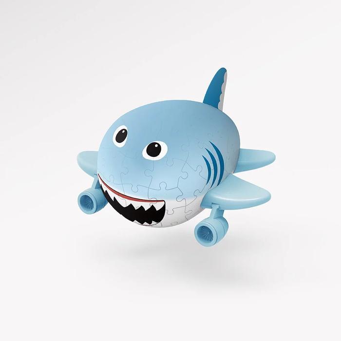 Pintoo Puzzle Airplane The Shark Plane E5185