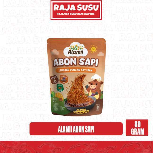ALAMII ABON SAPI 80GR - RAJA SUSU