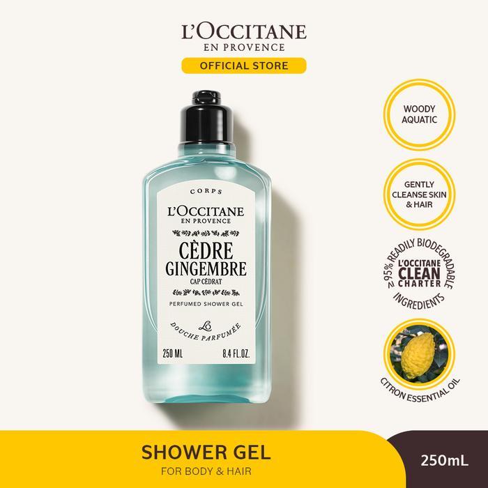 L'Occitane Cdre Gingembre Perfumed Shower Gel 250ml