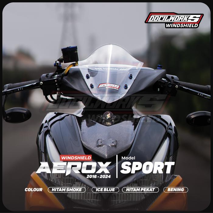 Docilworks - Visor Windshield Aerox Banyak Model