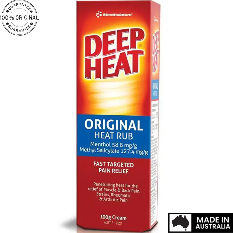 Aussie Original Deep Heat Mentholatum 100g