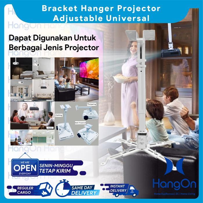 Bracket Hanger Projector Adjustable Universal Ceiling Mount Proyektor