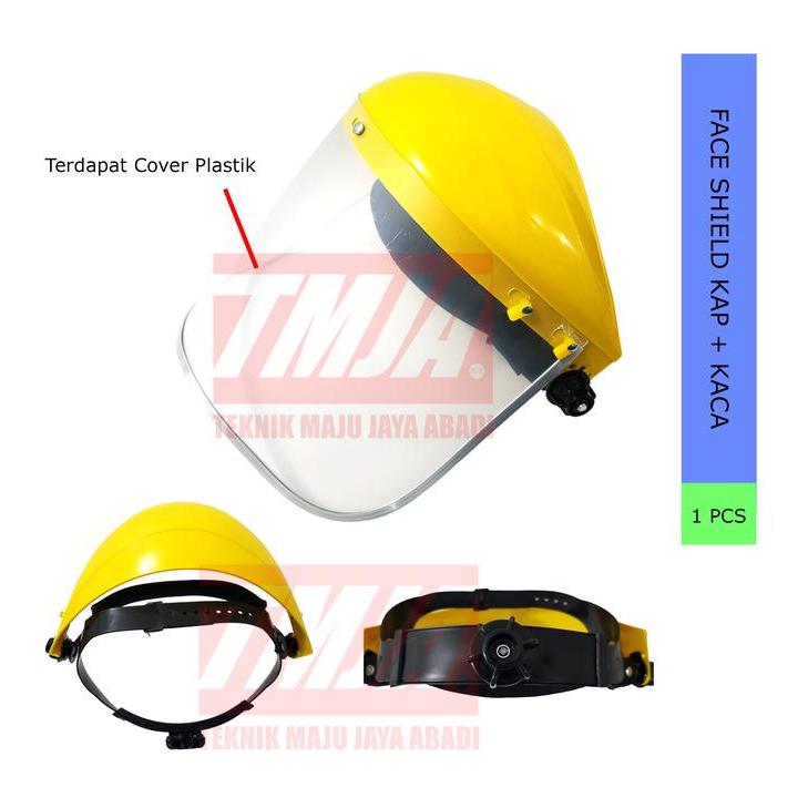 Full Face Shield / Topeng Las Kap + Kaca