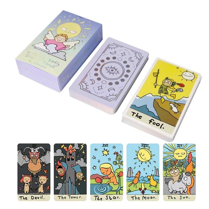 Really Badly Drawn Tarot 12x7cm include guide paper