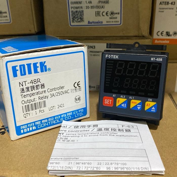 Temperature Controller Nt-48R Fotek Original Asli