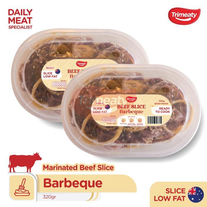 Beef Slice Barbeque (Low Fat) / Slice Low Fat Marinasi Barbeque - 320G