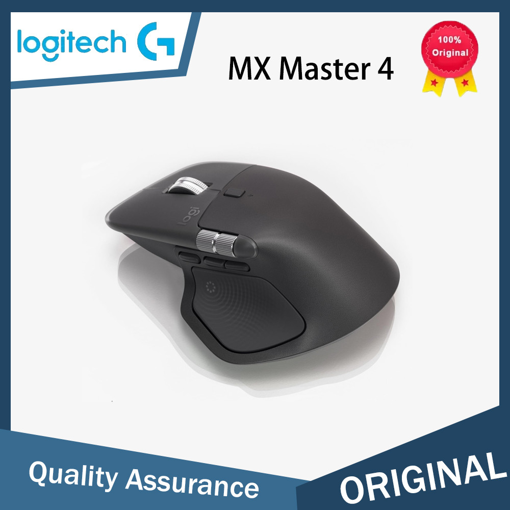 MX Master 4 Logitech Wireless Bluetooth Office Mouse, Dual Mode 8K Multi-Device Switching AI Smart