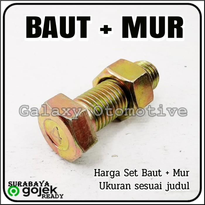 Baut Mur - Ukuran 10 - Kunci Ring 14